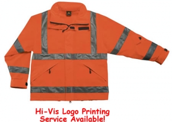 Active Wear Orange Hi Vis Jacket